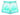 Skylar Turquoise Gymnastics Activewear Girls Hipster Shorts