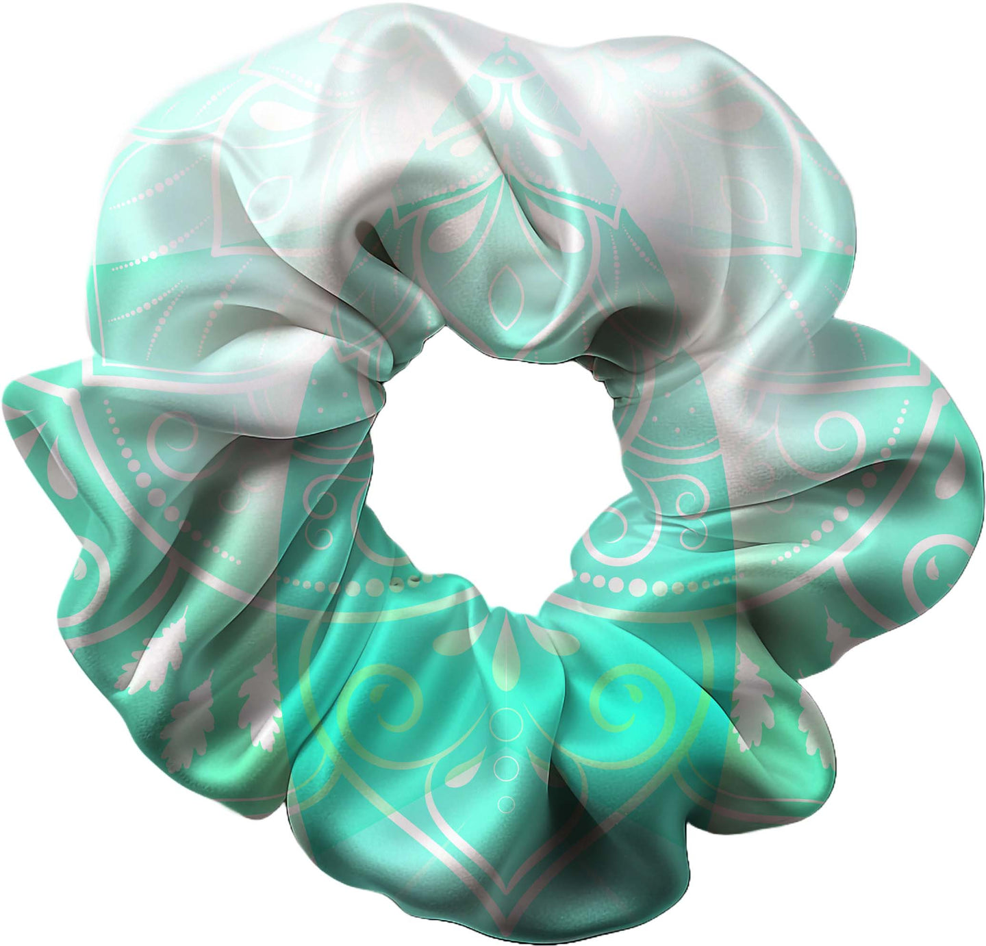 Skylar Turquoise Hair Scrunchie