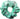 Flow Gymnastics Turquoise Recreational Training Club Hair Scrunchie