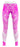 Pink gym activewear leggings laid flat on a plain background