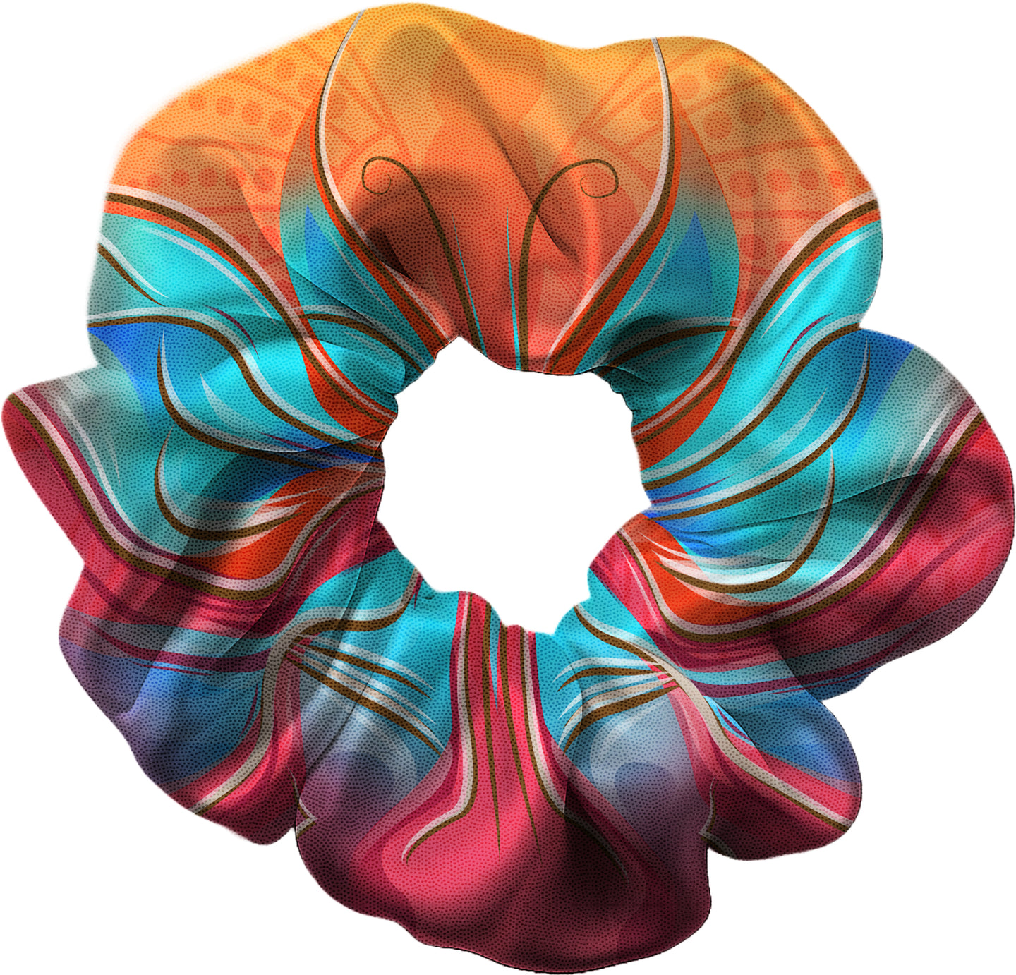 Summer Butterfly Hair Scrunchie