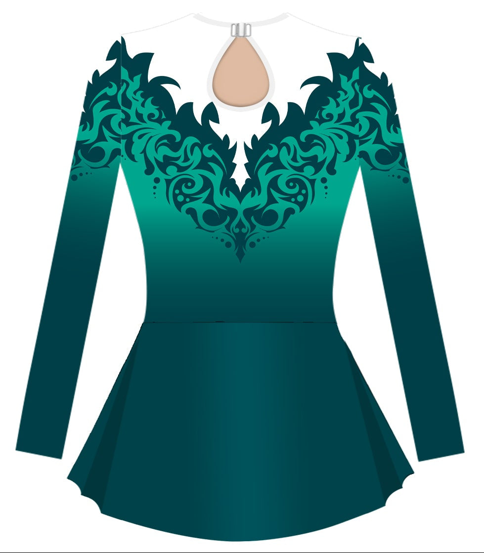 Celtic Dragons ARSC Competition Long Sleeved Skater Dress