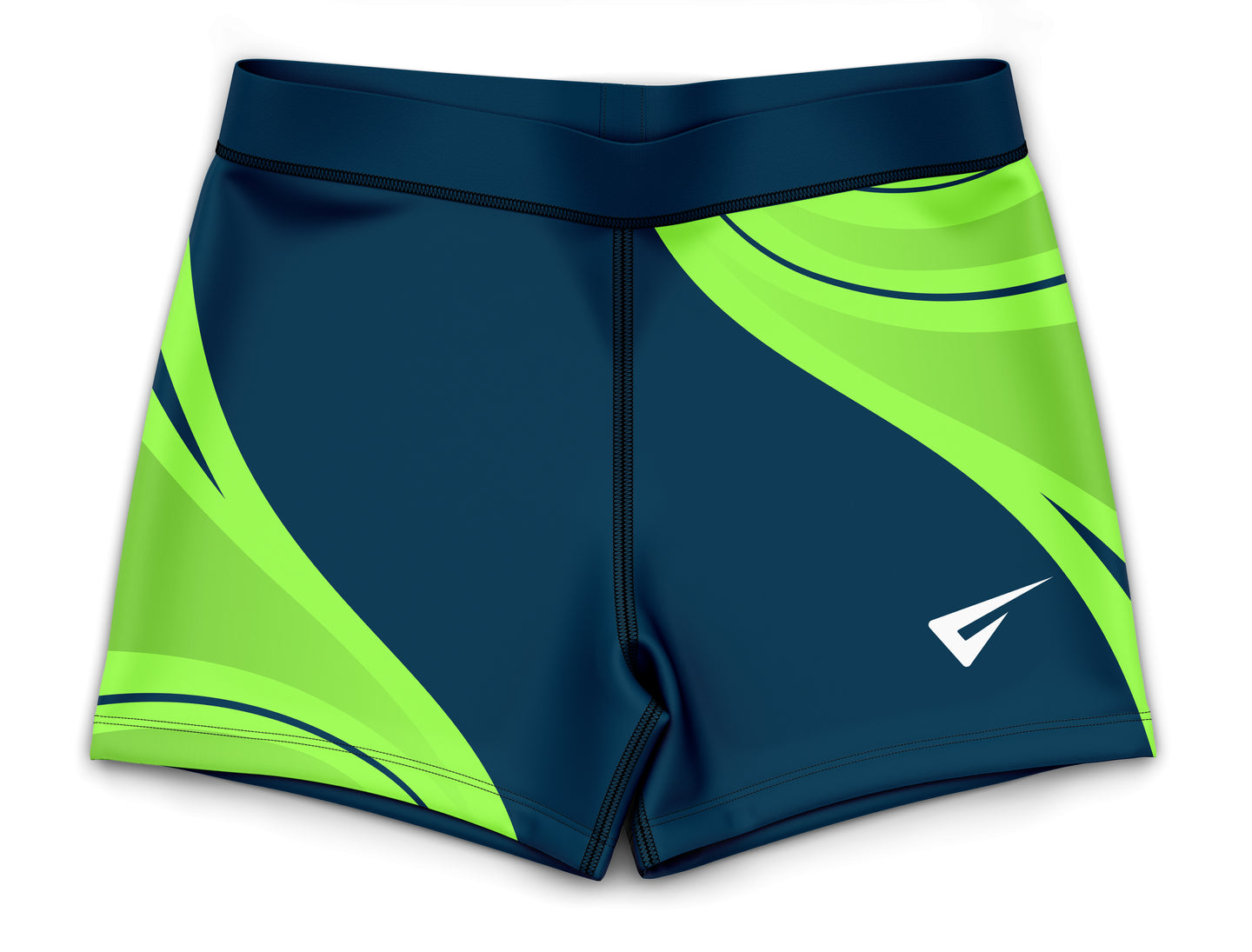 Titan Green Gymnastics Activewear Girls Hipster Shorts