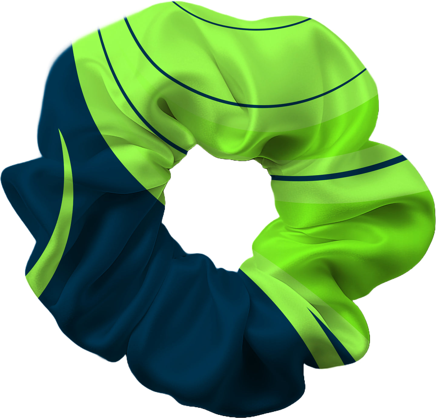 Titan Green Hair Scrunchie
