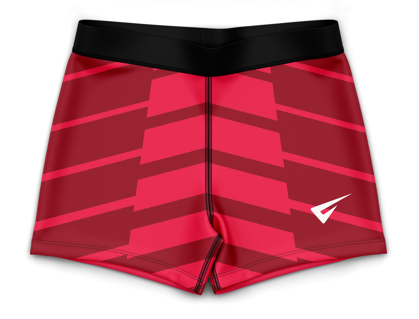 Tremor Red Gymnastics Activewear Girls Hipster Shorts