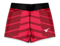 Tremor Red Gymnastics Activewear Girls Hipster Shorts