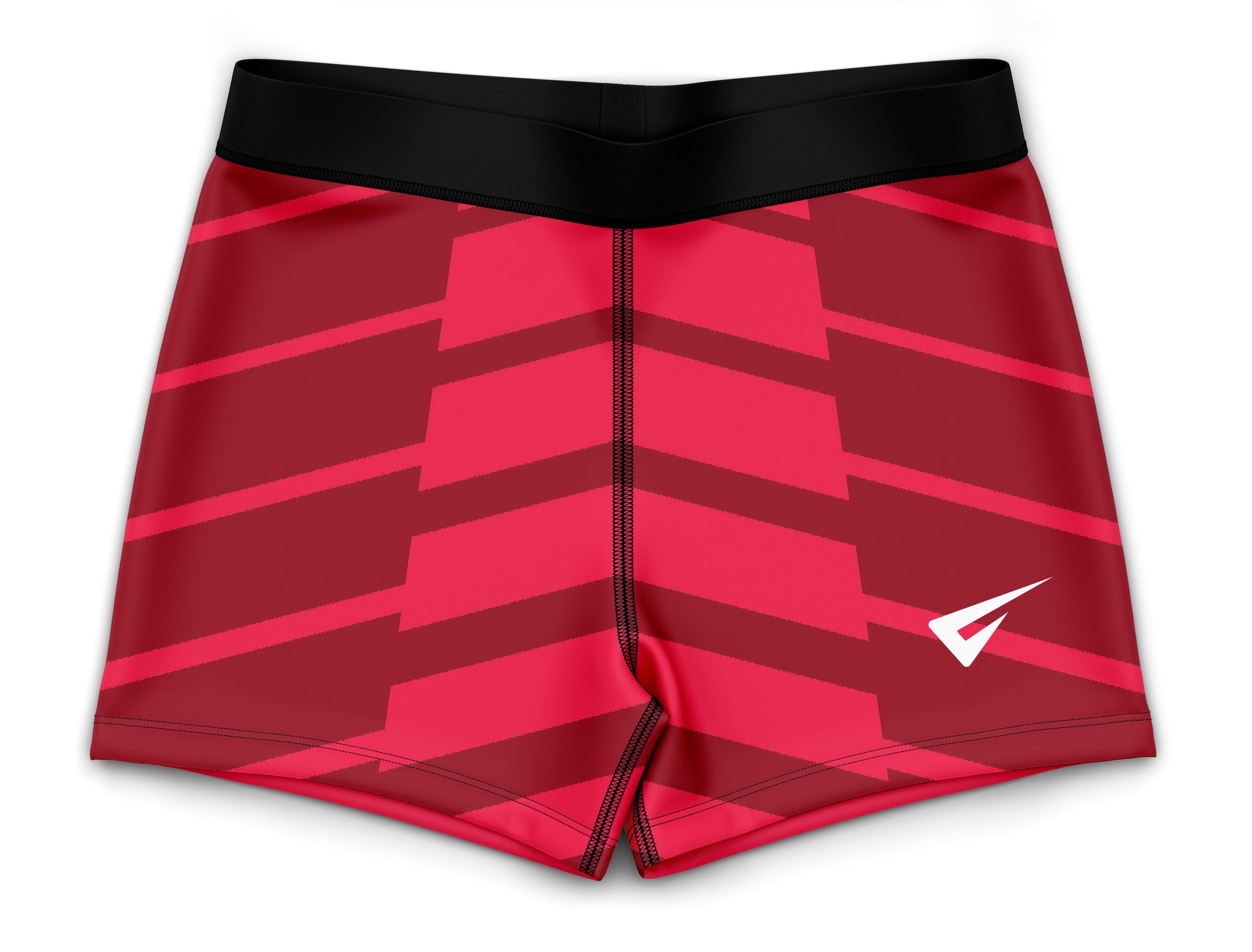 Tremor Red Gymnastics Activewear Girls Hipster Shorts