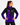 Trix Academy purple and black club tracksuit warm up jacket front view worn by gymnast