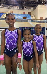 Medea Purple Sleeveless Tank Gymnastics Leotard For Girls And Adults