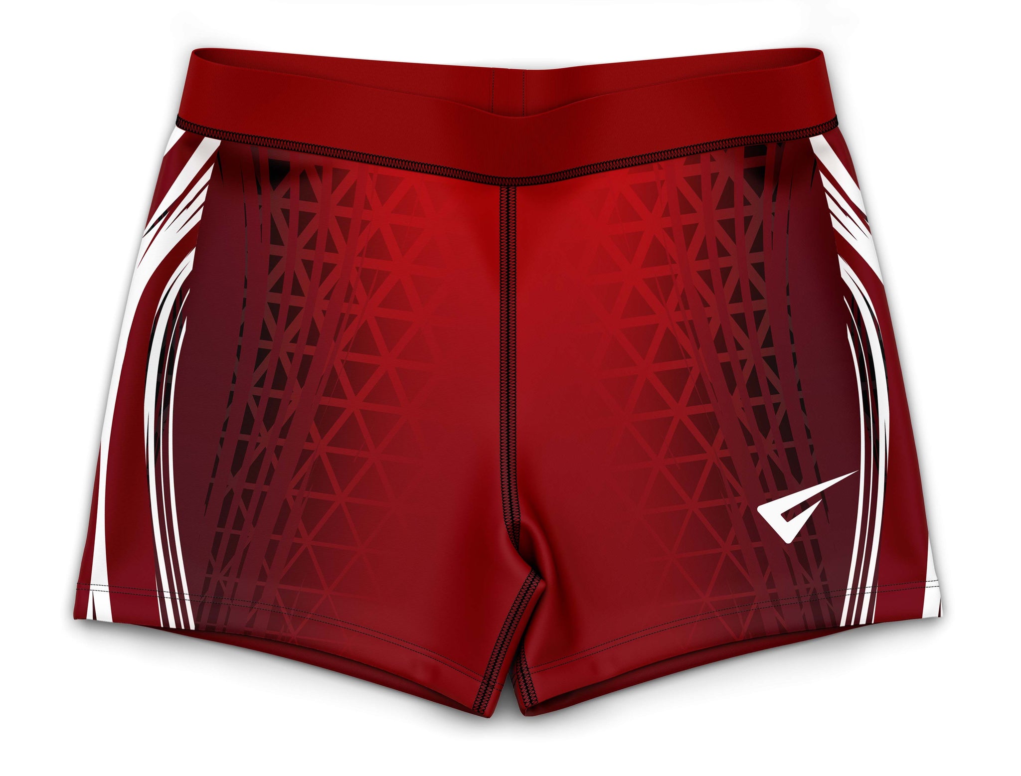Viper Red Gymnastics Activewear Girls Hipster Shorts