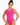 Zenvi Flourescent Pink Sleeveless Gymnastics Leotard for Girls