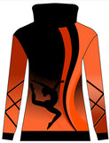 Vive Orange and Black Tracksuit Warm Up Jacket