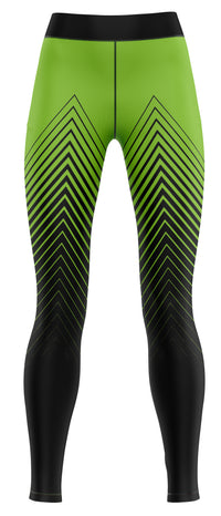 Blue activewear leggings for gymnastics and dance