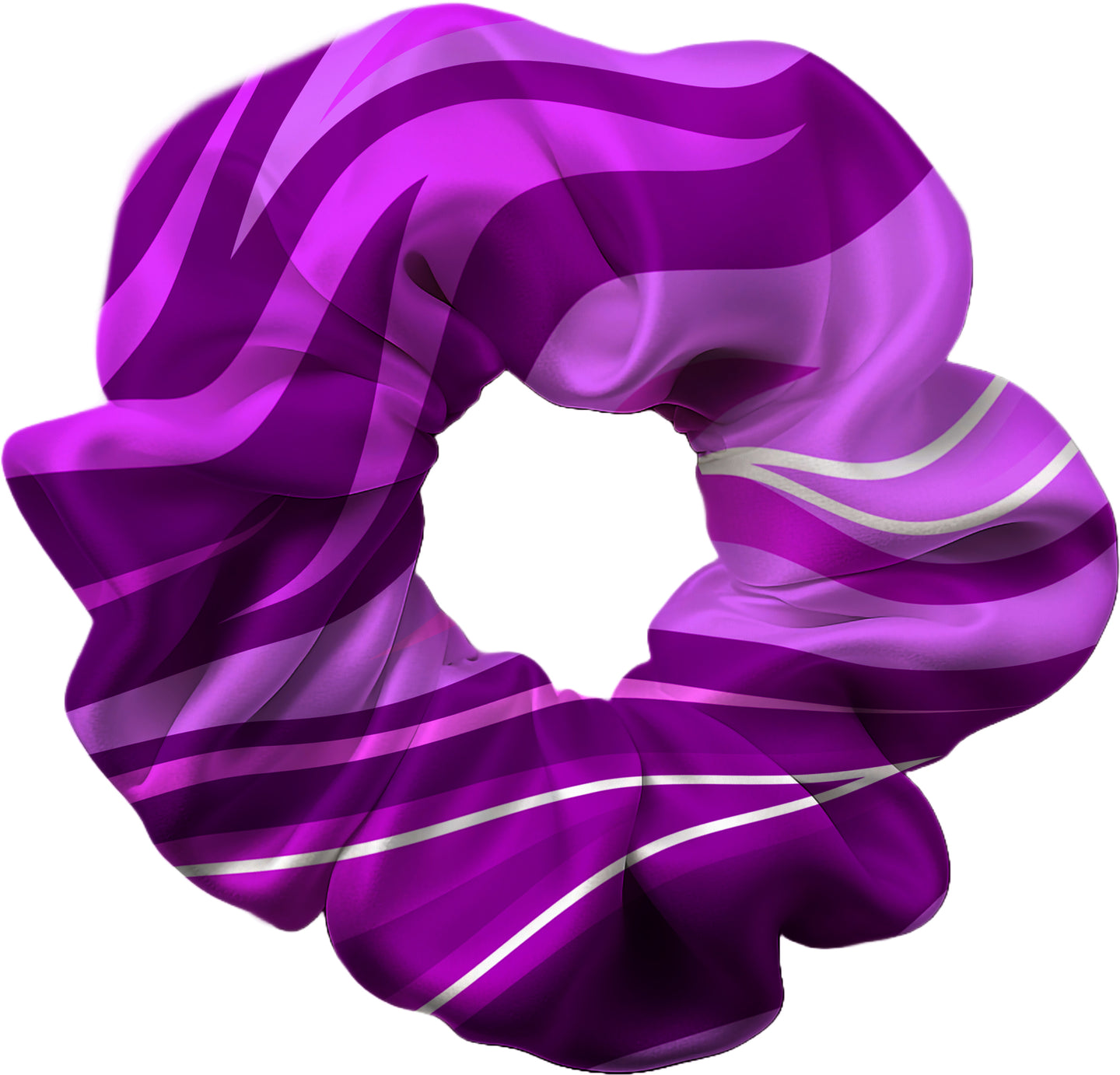Warrior Purple Hair Scrunchie