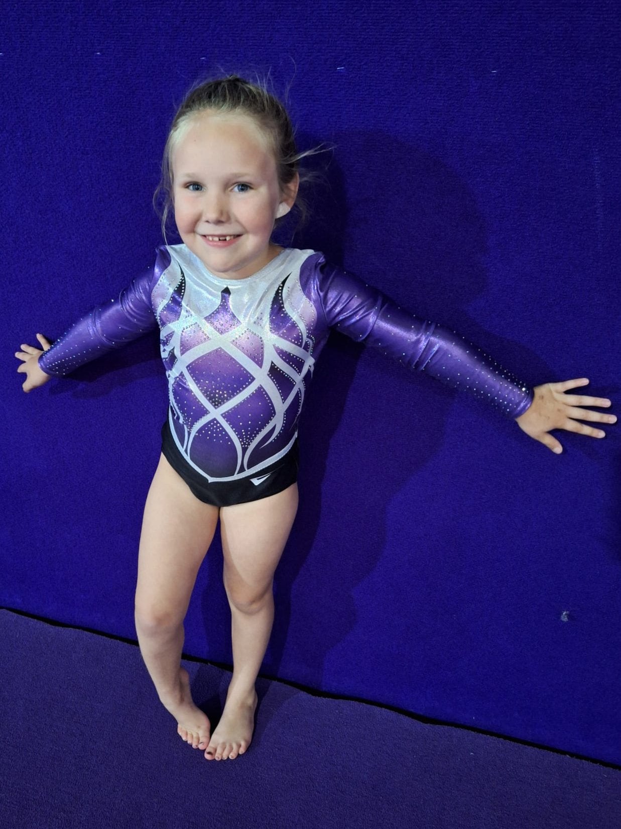 Trix Academy Club Competition Long Sleeve Girls Gymnastics Leotard