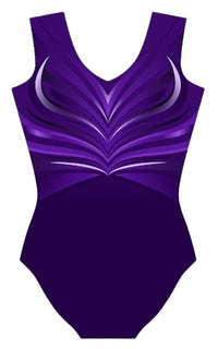 Salto Gymnastics Club Sleeveless Training Leotard For Girls
