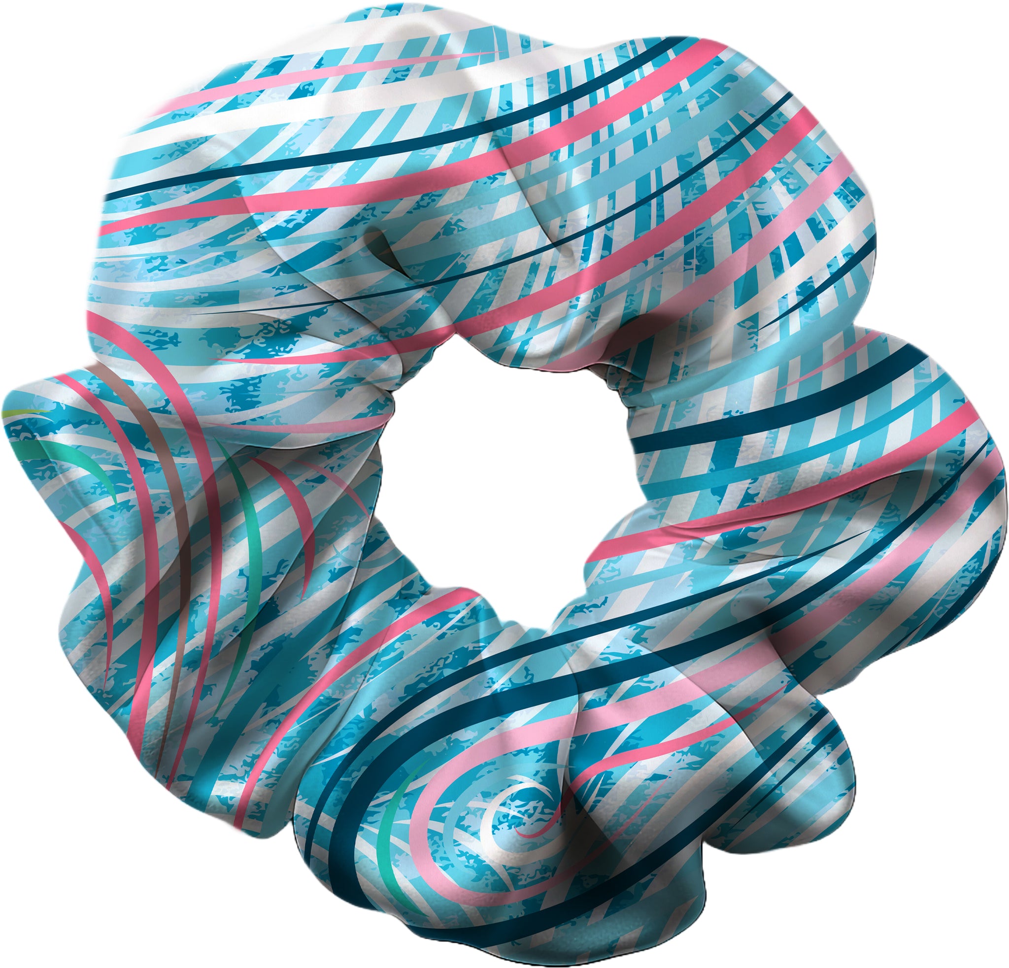 Wild Marble Hair Scrunchie