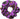 Wild Purple Hair Scrunchie