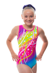 Zayla Sleeveless Tank Gymnastics Leotard for Girls