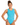 Zenvi Aqua Light Blue Sleeveless Gymnastics Leotard for Girls