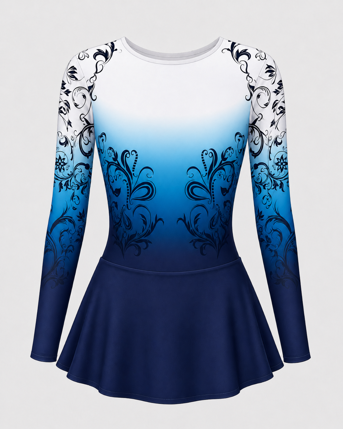 jacqueline kennedy blue dress 1960s Jackie Kennedy Inspired Carol Brent Blue Rose Print 2 Piece Dres main image 0