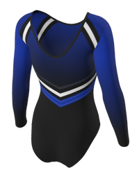 WLGC Contender Club Uniform 3/4 Length Sleeve Gymnastics Leotard for Girls