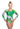 Botanic Green Deluxe Long Sleeve Gymnastics Leotard