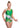 Botanic Green Sleeveless Gymnastic Leotard