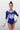 Celeste Navy Blue Long Sleeve Girls Gymnastics Leotard