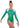 Decor Green Ombre Long Sleeved Leotard