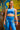 Electrum Blue Crop Top and Leggings Set