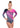 Flight Pink Deluxe Long Sleeve Gymnastics Leotard