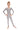 Grey Dance Long Sleeved Unitard Dancewear Catsuit