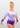 Hawk Purple Long Sleeve Gymnastics Leotard