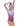 'Impulse' Purple Long Sleeved Gymnastics Leotard