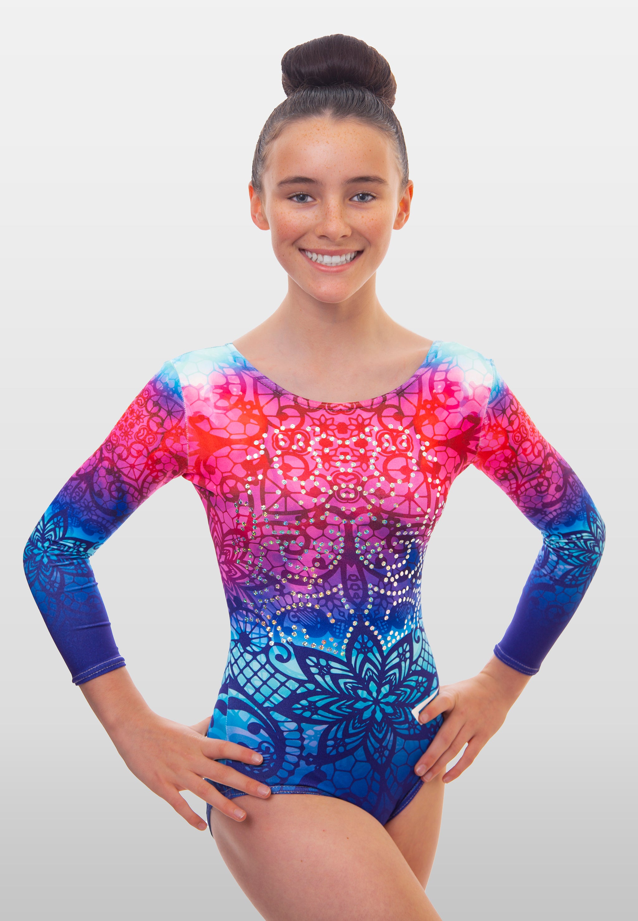 Invincible Long Sleeve Gymnastics Leotard