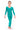 Jade Green Dance Long Sleeved Unitard Catsuit