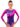 Personalised Jazmin in Pink and Purple Long Sleeved Gymnastics Leotard