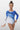 Lapetus Blue Long Sleeve Deluxe Gymnastics Leotard