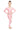 Pale Pink Dance Long Sleeved Unitard Catsuit