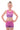 Personalised Metallic Pink to Purple Ombre Crop Top and Gym Shorts Set
