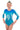 Poseidon Blue Deluxe Long Sleeve Gymnastics Leotard