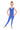 Royal Blue Short Sleeved Dance Unitard Catsuit
