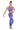 Samba Purple Crop Top and Leggings Activewear Set