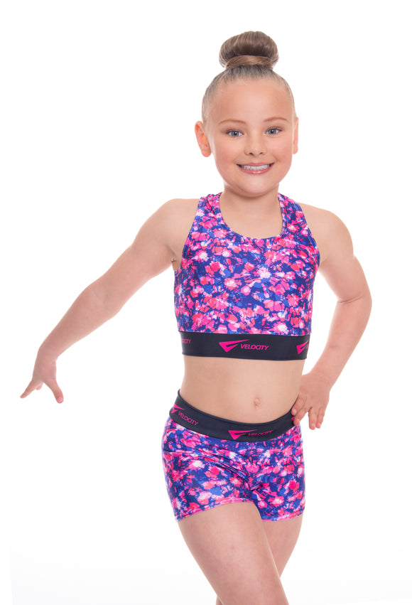 Girls Dance or Gymnastics or Workout Top and Shorts Star Struck Set Comes  in Girls Sizes - C711AR2S0KT