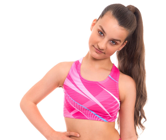 Esprit Pink Girls Activewear Crop Top