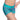 Wild Turquoise Shiny Foil Girls Gymnastics Gym Shorts