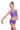 Wild Purple Crop Top and Shorts Activewear Set