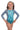 Wild Turquoise Long Sleeved Gymnastics Leotard